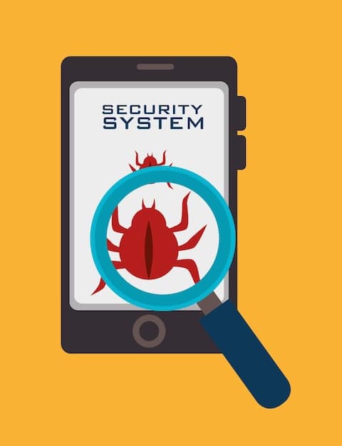 A screenshot of an antivirus app scanning an Android device, highlighting the process of identifying and removing malware.