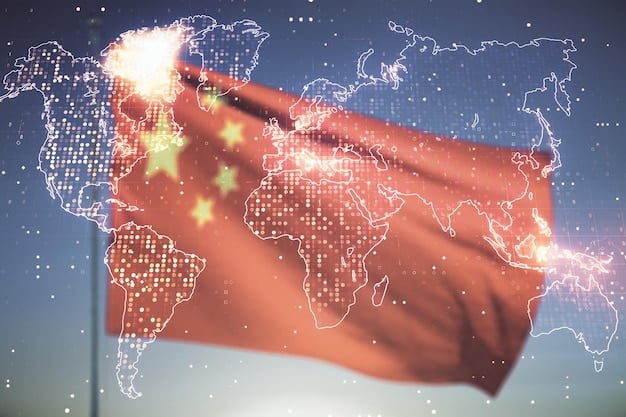 A world map highlighting countries affected by US sanctions, with lines connecting them to the United States, illustrating the global reach and interconnectedness of these measures.